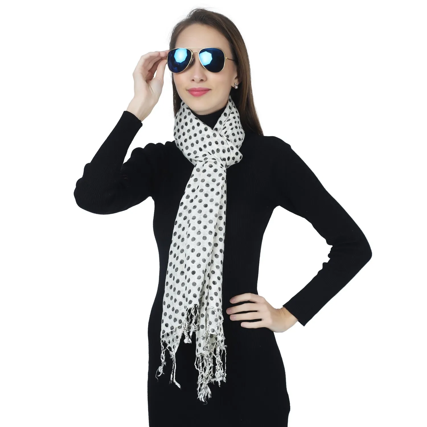 Optic Harmony Polka Dots Scarf