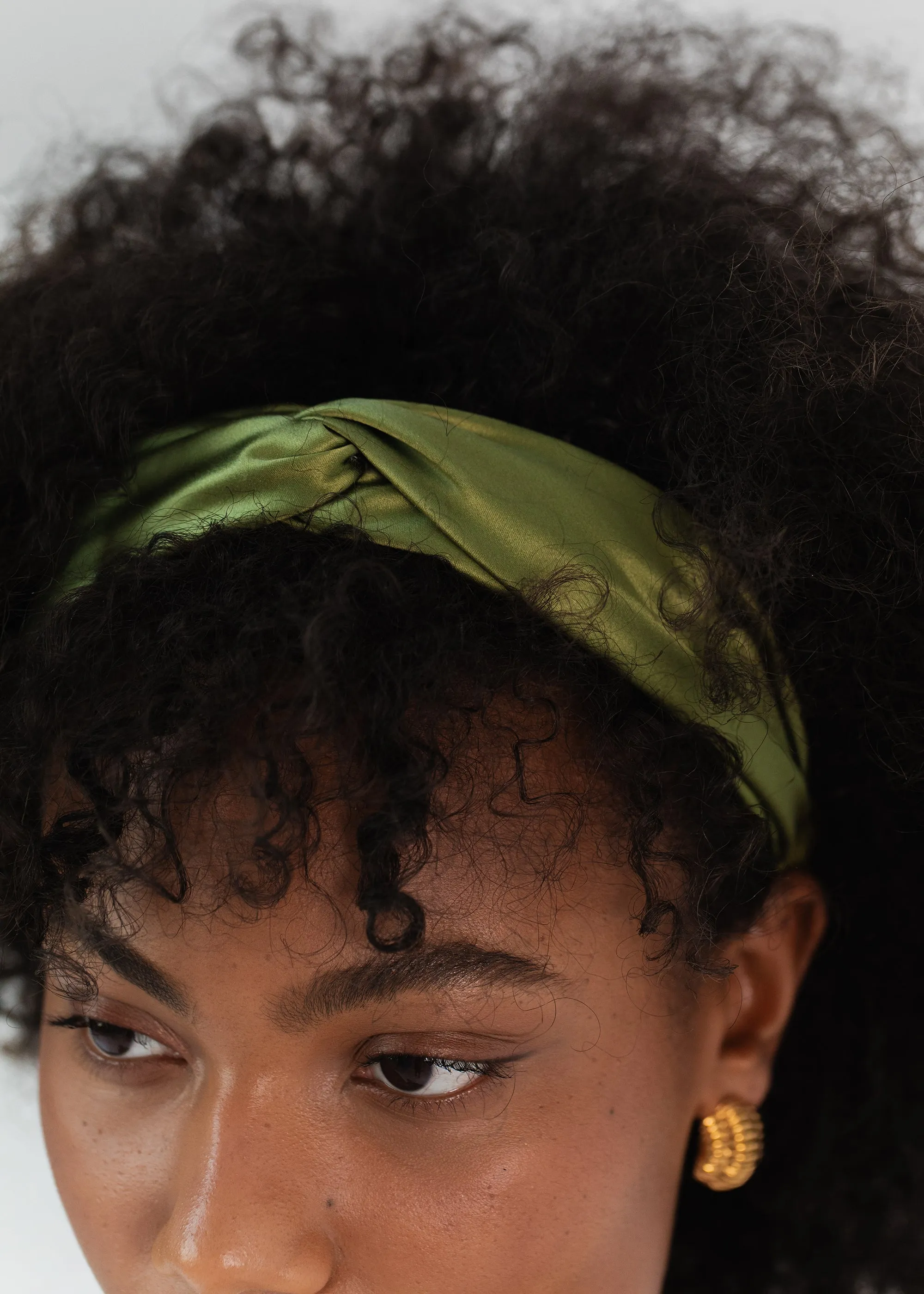 Petite Twist Headband -- Olive