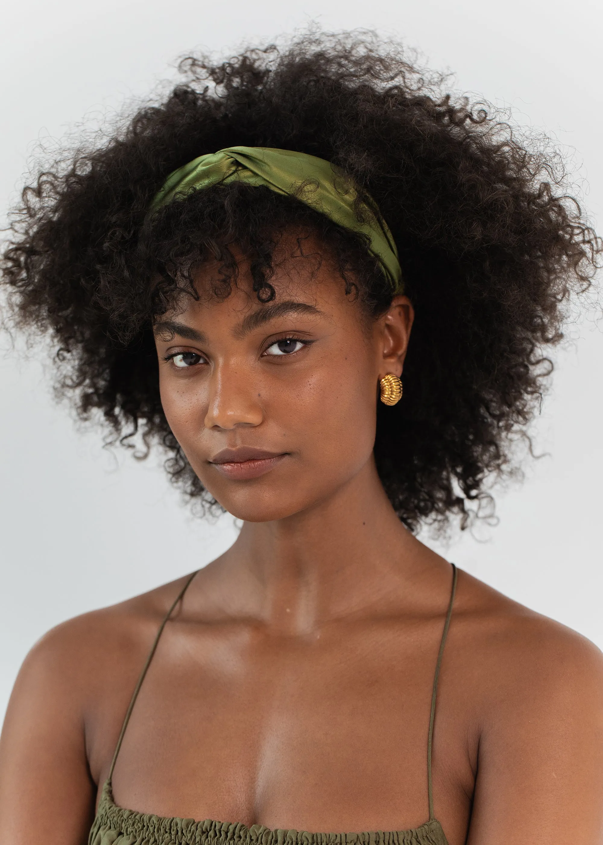 Petite Twist Headband -- Olive