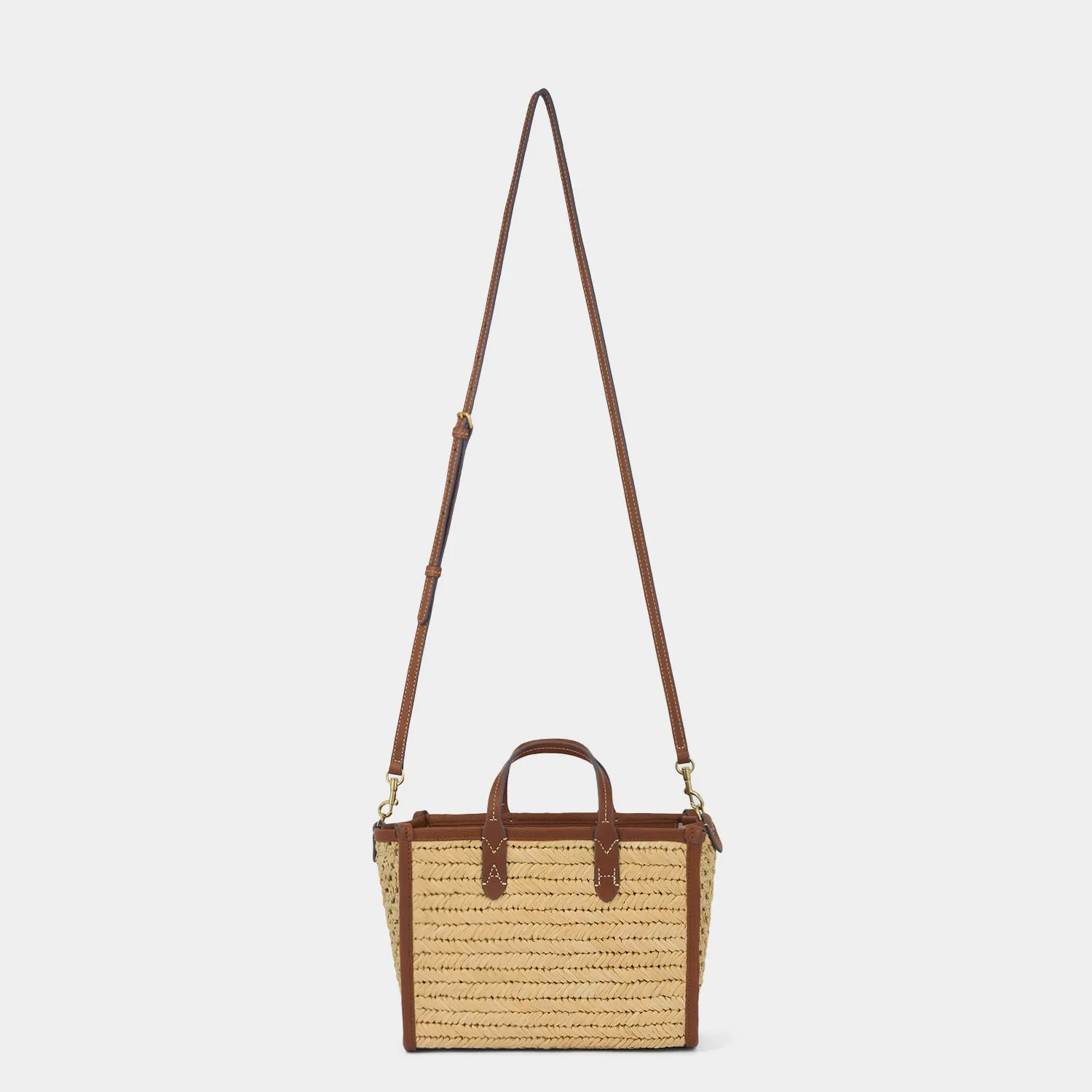 Raffia Pocket XS Cross-body Tote