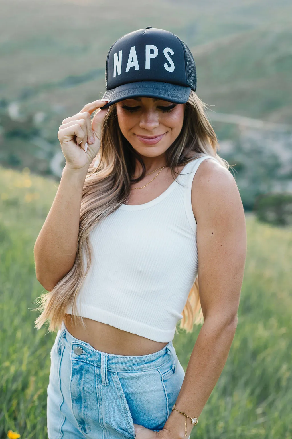 Resting Chic Face Trucker Hat