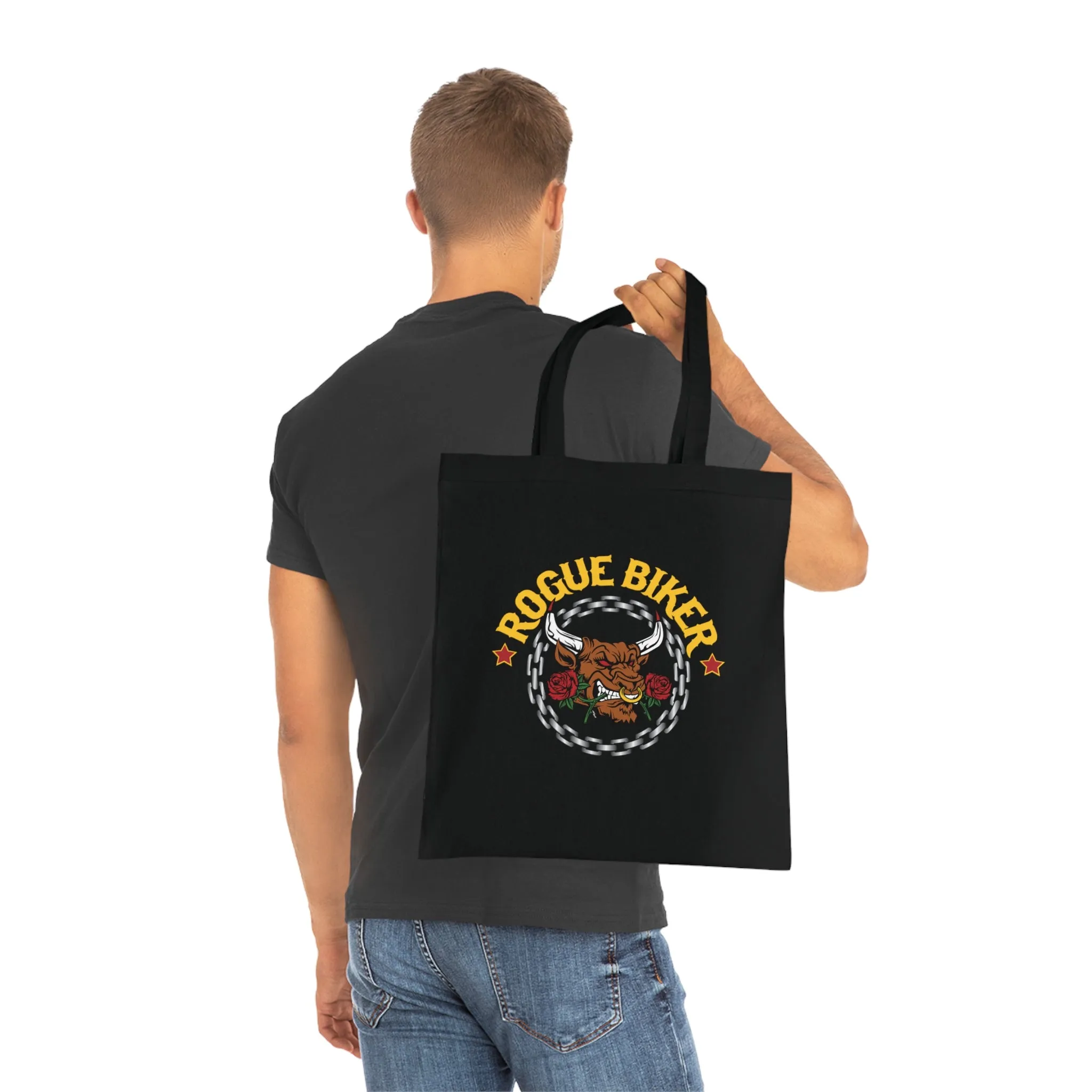 Rogue Biker Bull & Chain | Cotton Tote