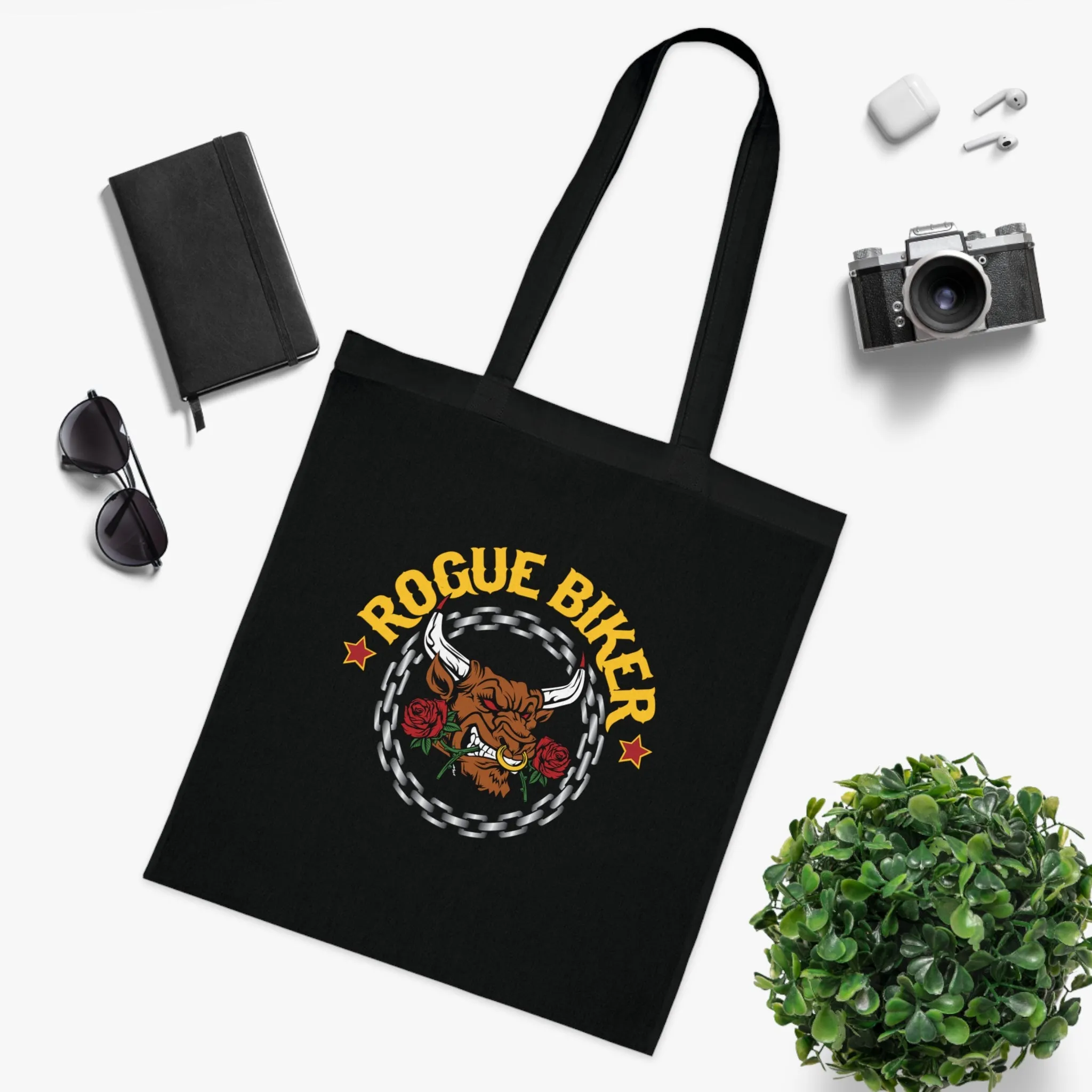 Rogue Biker Bull & Chain | Cotton Tote