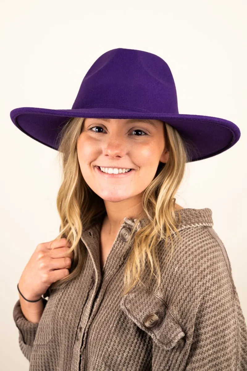 SALE! The Texanna Dark Purple Felt Hat