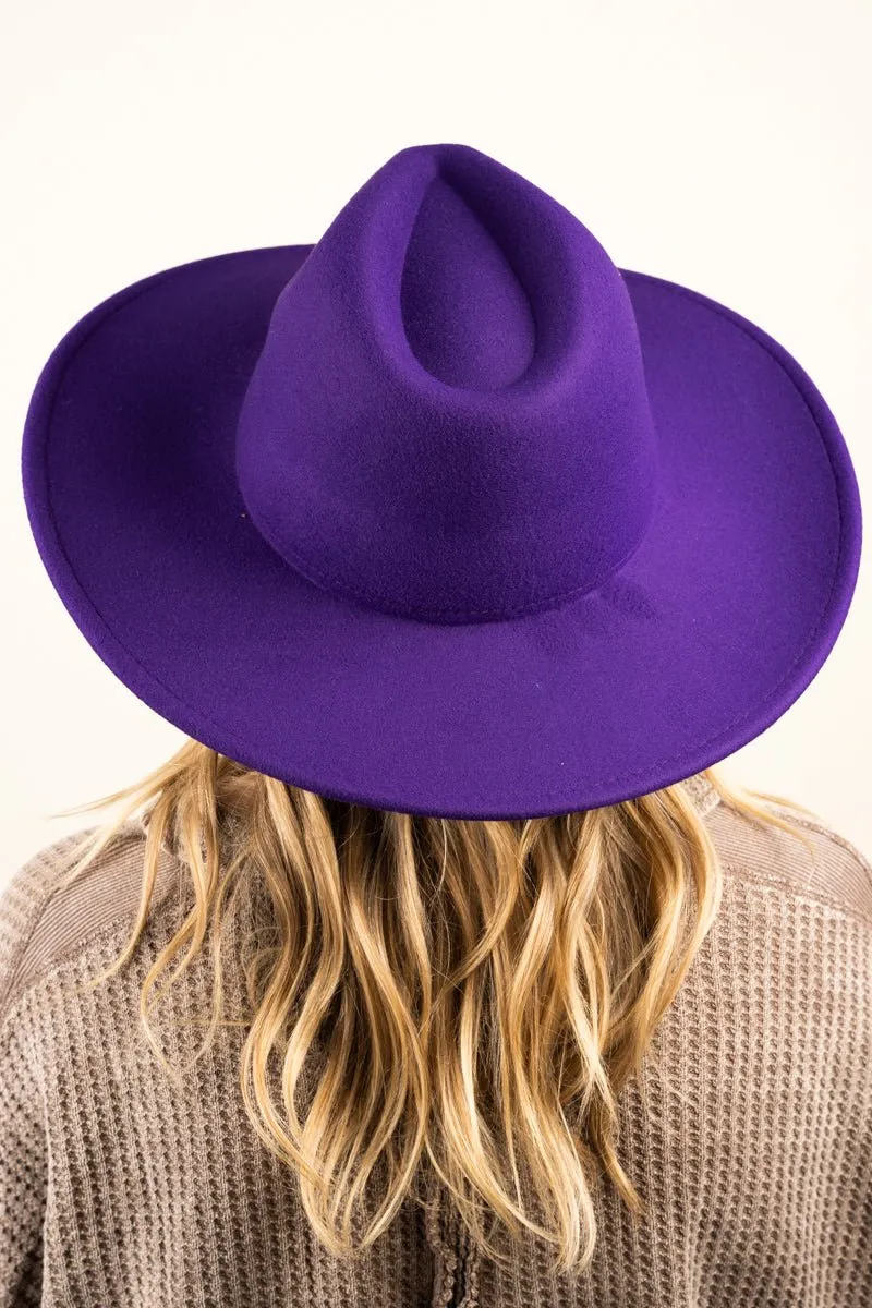 SALE! The Texanna Dark Purple Felt Hat