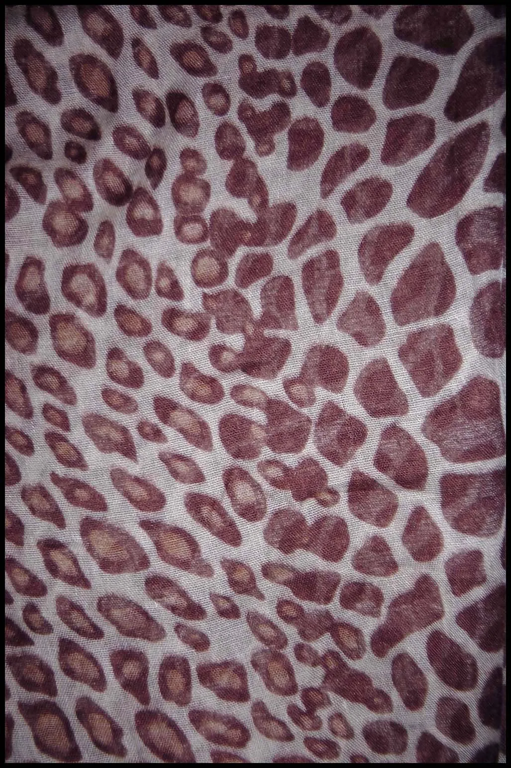 Soft Animal Print Scarf