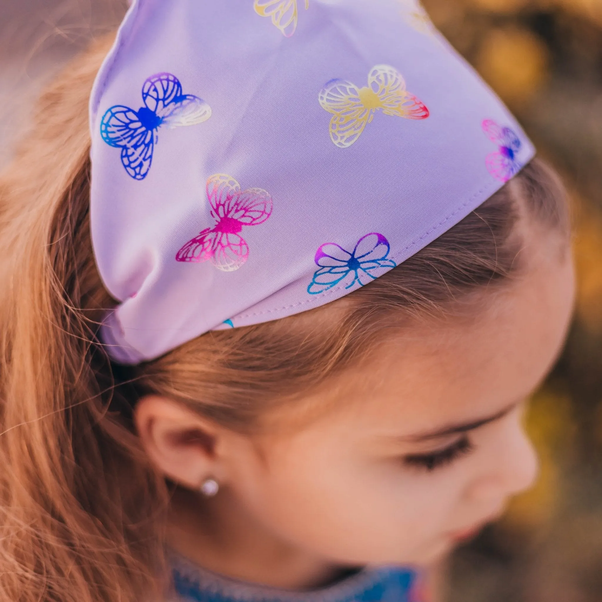 Stretch Butterfly Bandana Scarf Headbands - 4 Pack