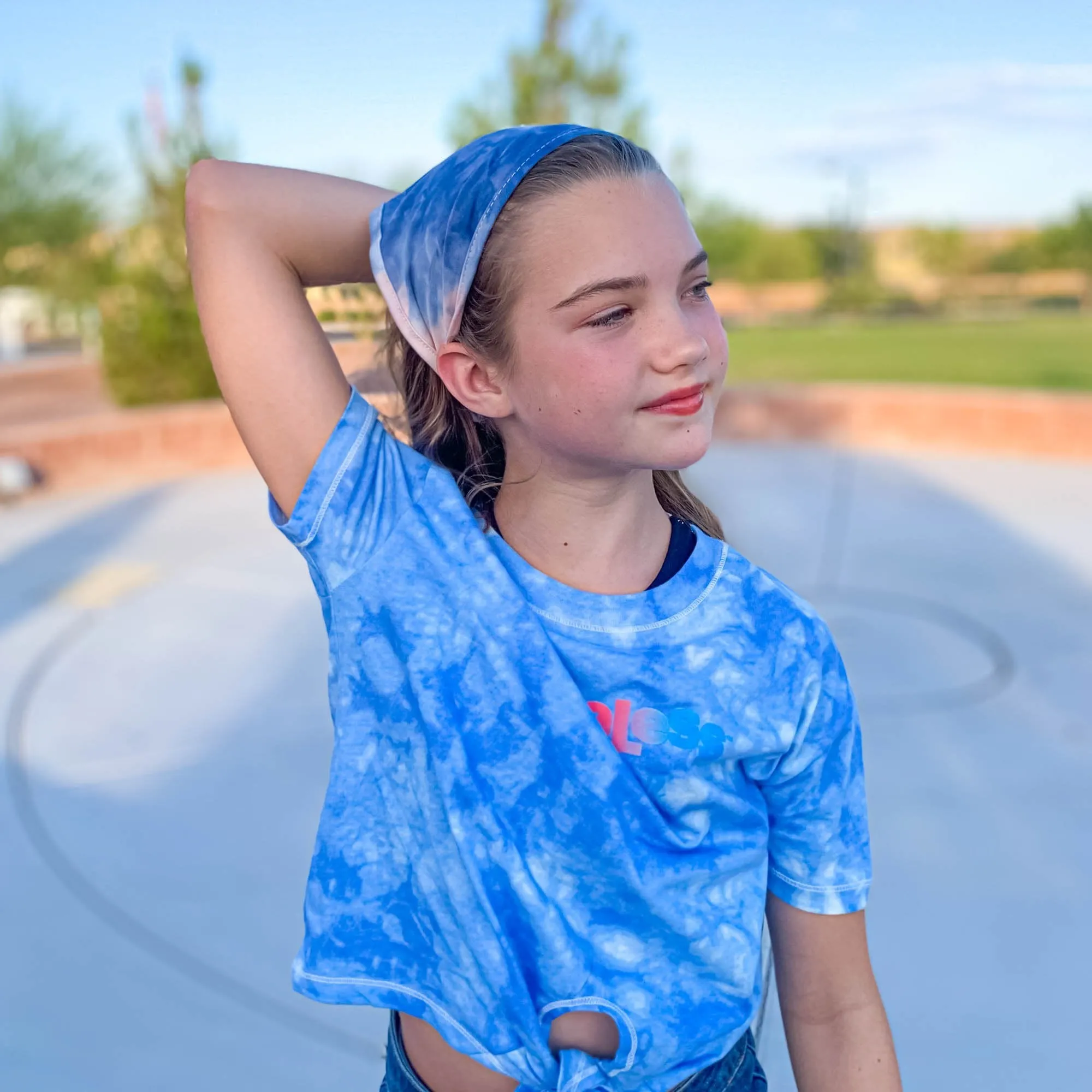 Stretch Tie Dye Bandana Scarf Headband