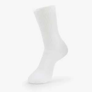 Thorlos Unisex WX Walking Moderate Cushion Crew Sock - White