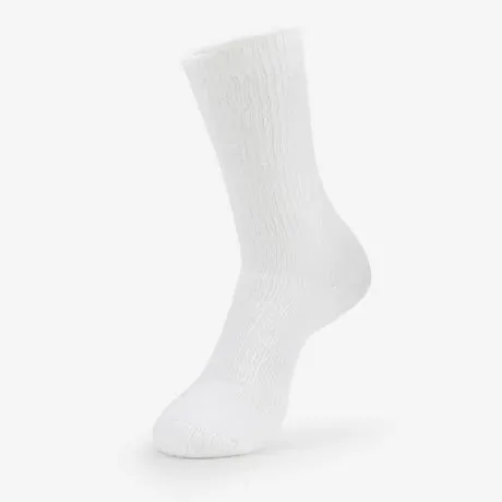 Thorlos Unisex WX Walking Moderate Cushion Crew Sock - White