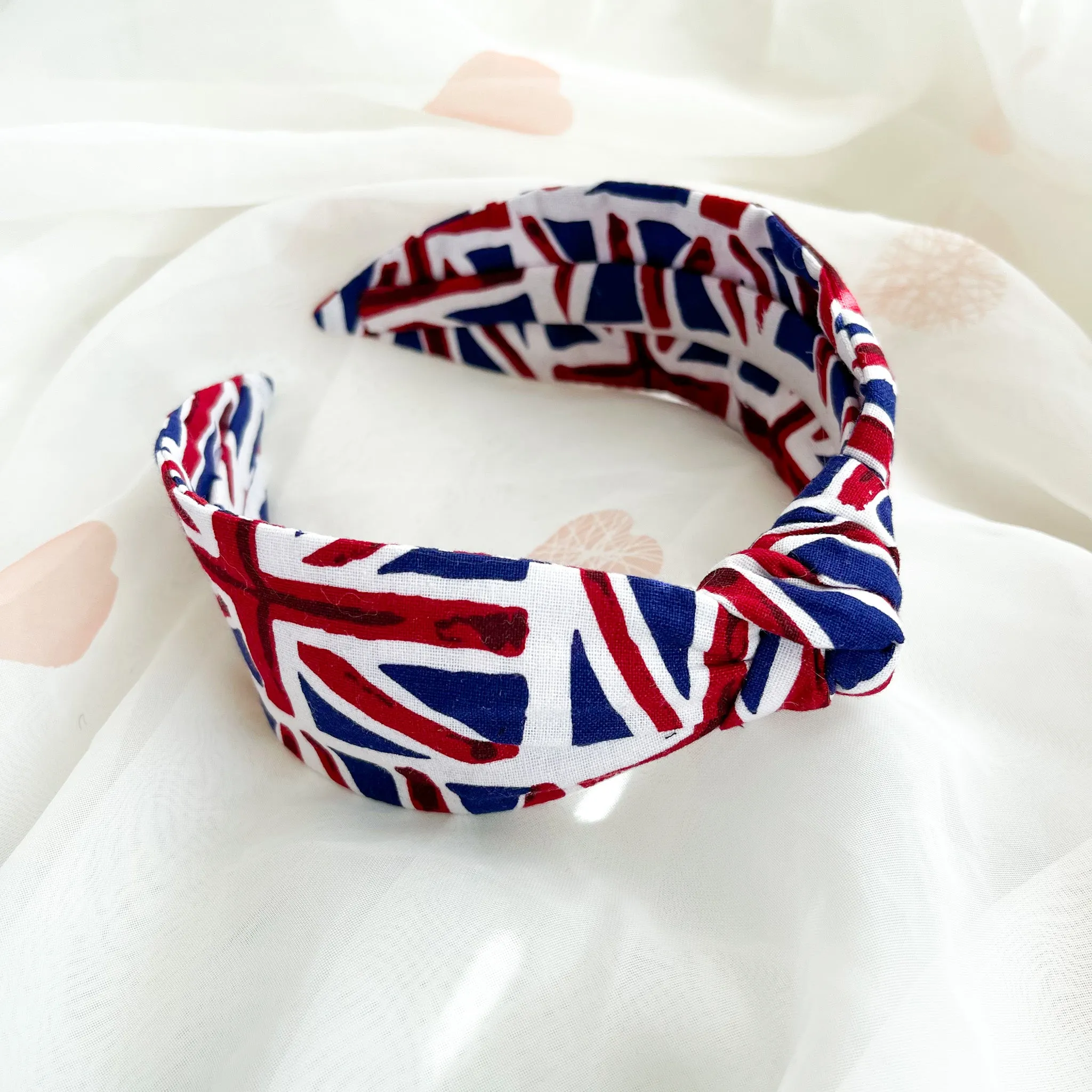 Union Jack Knot Headband