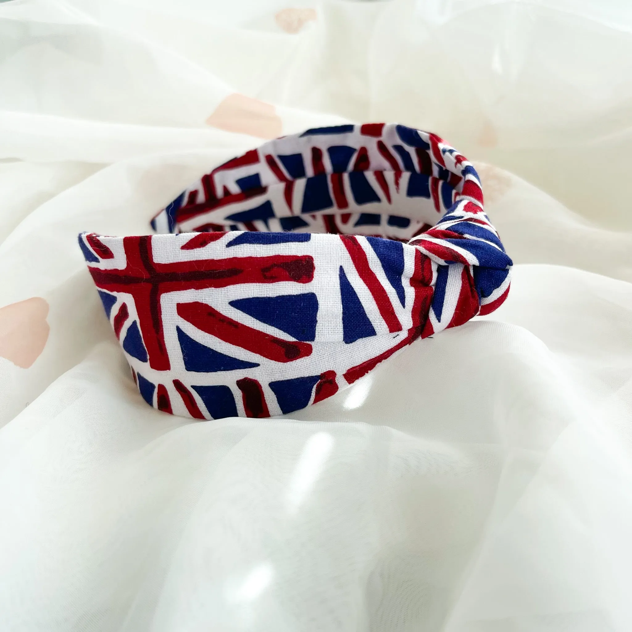 Union Jack Knot Headband