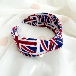 Union Jack Knot Headband