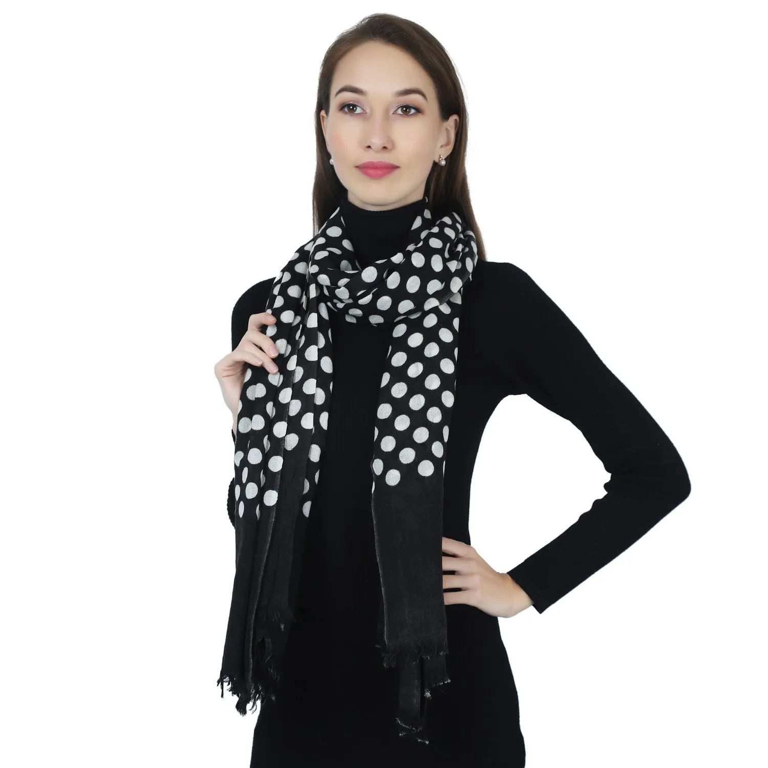 Whimsical Dot Dance Scarf