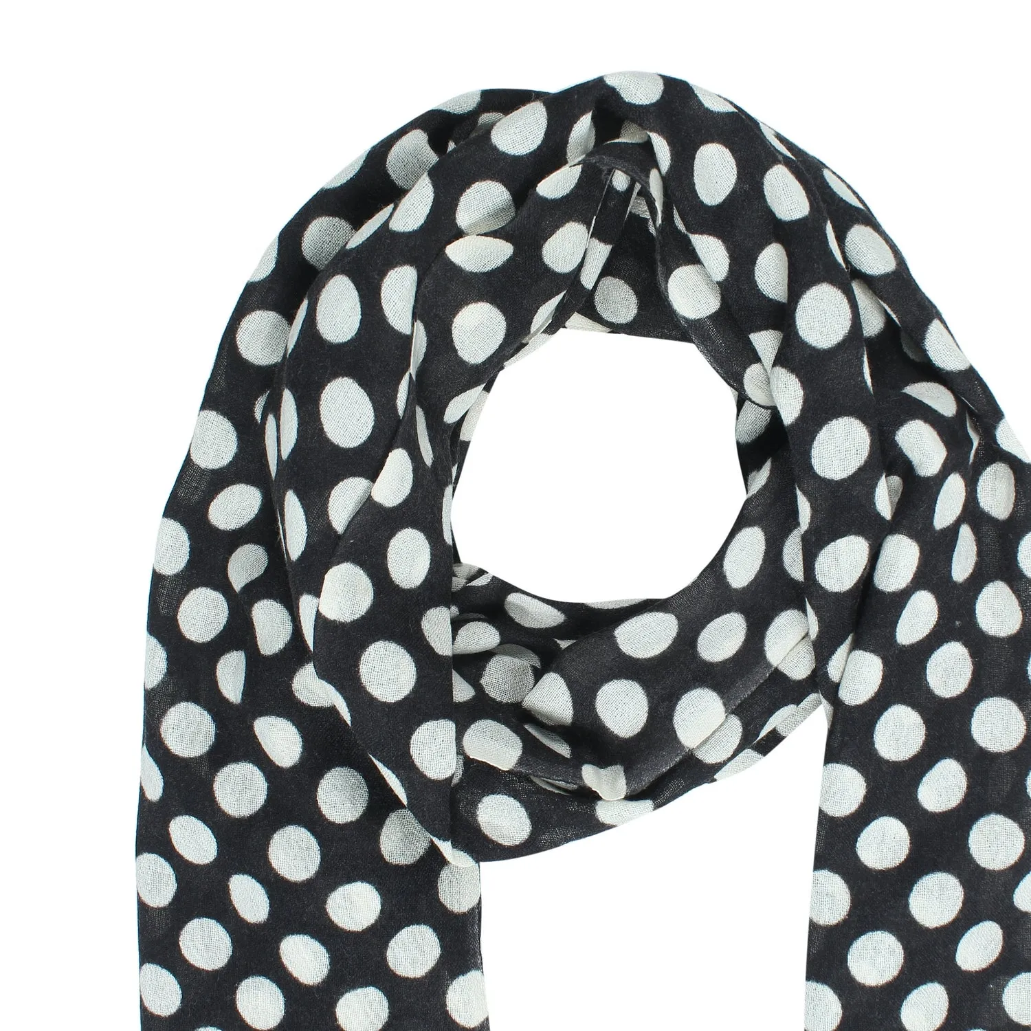 Whimsical Dot Dance Scarf